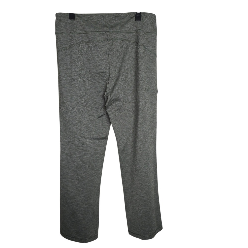 Duluth Trading Co Womens Heathered Olive Green Performance Pants L x 31 Wide Leg - Picture 3 of 10